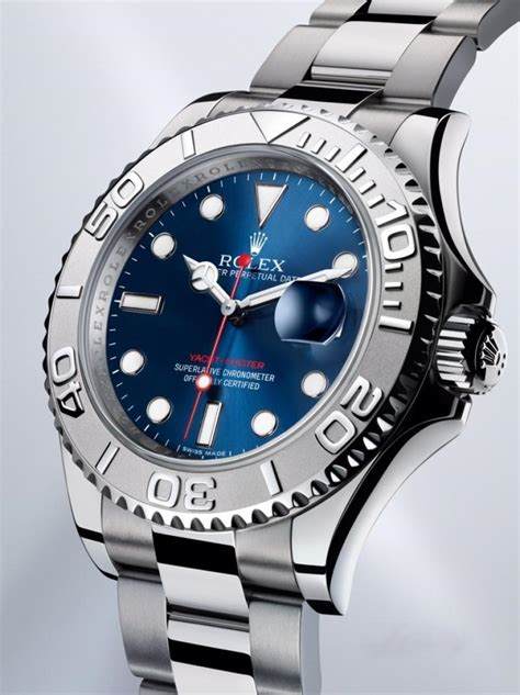 rolex blue yachtmaster ii|Rolex yachtmaster blue face.